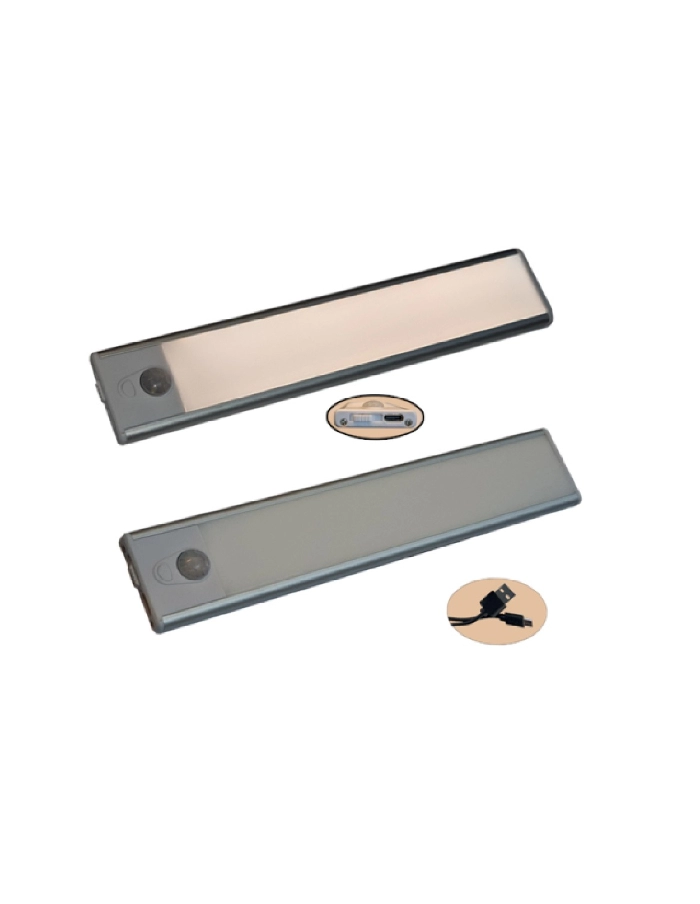 Liston LED 2,3W 20cm recargable con sensor de movimiento JA